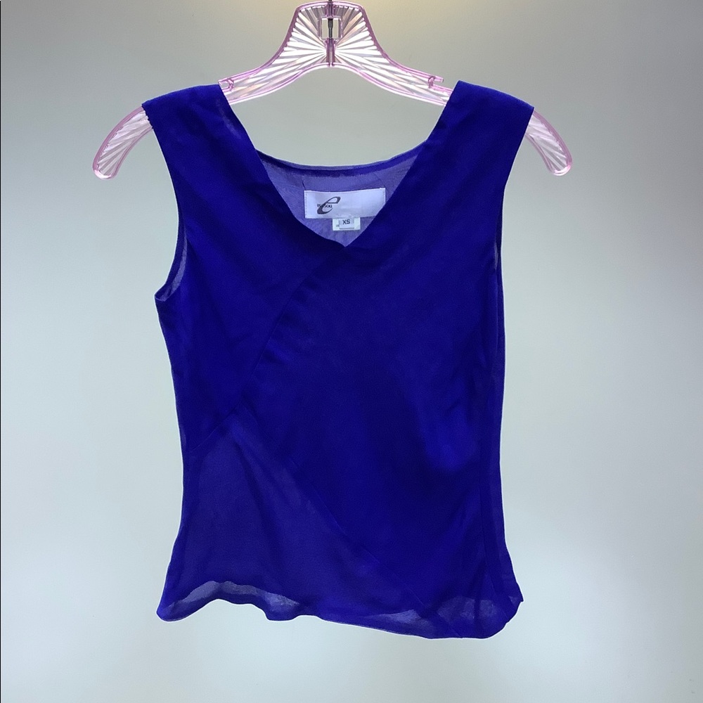 Cobalt Silk Top